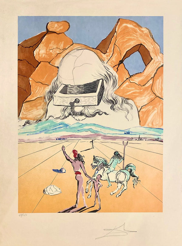 Salvador Dali, Original Lithograph, "The Path to Wisdom"