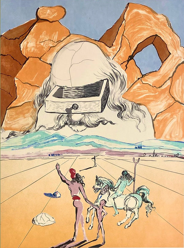 Salvador Dali, Original Lithograph, "The Path to Wisdom"