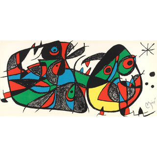 Joan Miro Original Lithograph, Italy - from the 'Escultor' suite