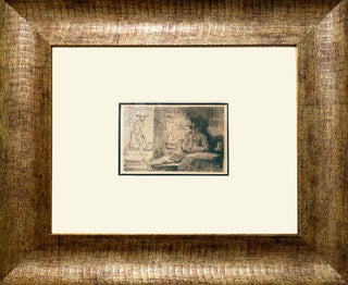 Rembrandt van Rijn, Original Etching, "The Golf Player" ('Het Klosbaantje')