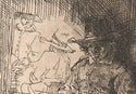 Rembrandt van Rijn, Original Etching, "The Golf Player" ('Het Klosbaantje')