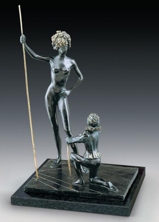 Salvador Dali, Bronze Sculpture, "Homage to Fashion"