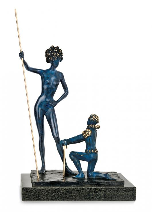 Salvador Dali, Bronze Sculpture, "Homage to Fashion"