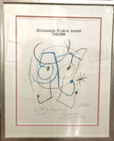 Joan Miro, Original Exhibition Lithograph, "Hommage à Léon Amiel"