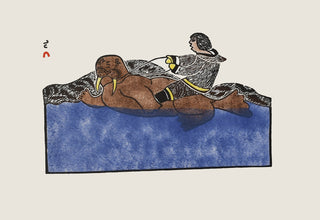 SOROSEELUTU ASHOONA "Riding a Walrus"