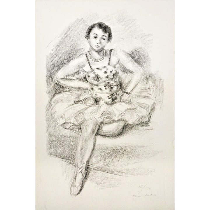 Henri Matisse, Original Lithograph, "Danseuse assise" from 'Dix Danseuses' suite