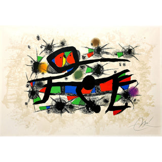 Joan Miro, Original Lithograph, "Peinture - Poésie"