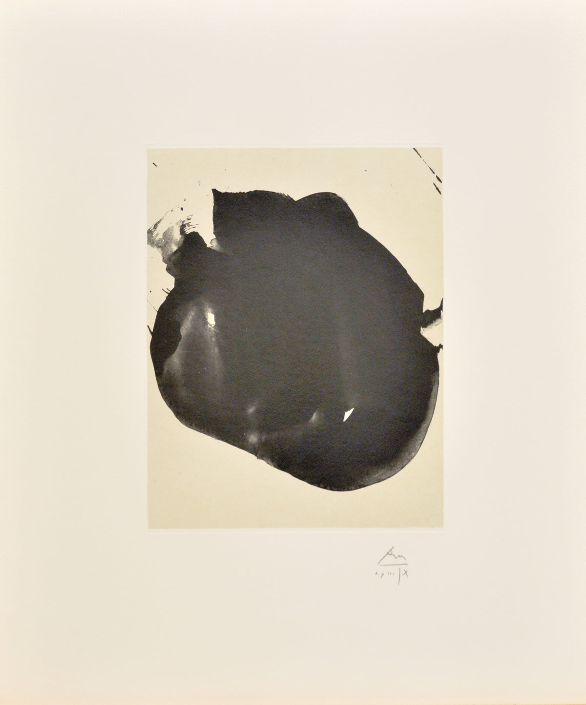Robert Motherwell, Original Lithograph, "Nocturne II"