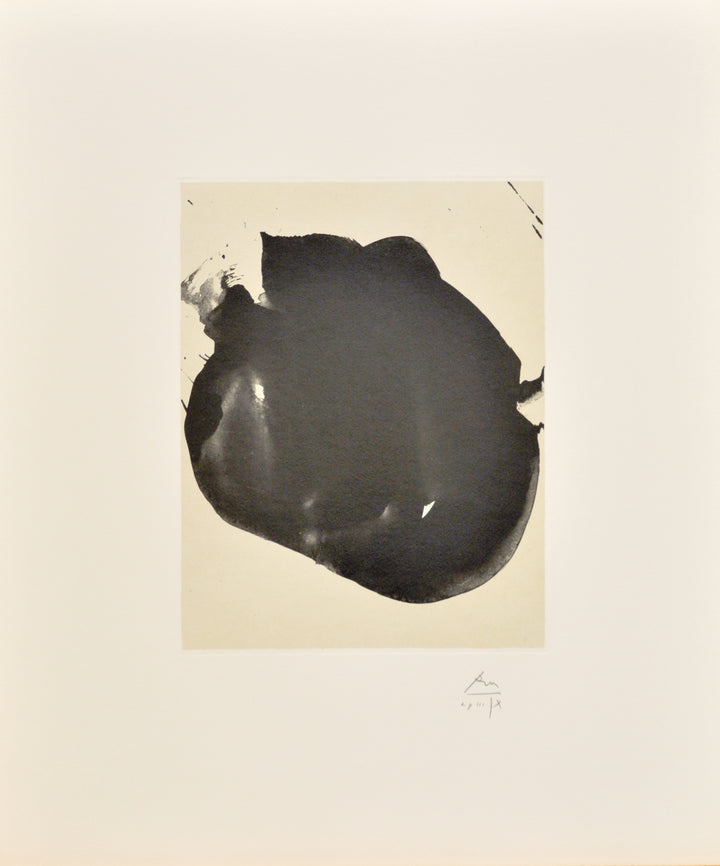 Robert Motherwell, Original Lithograph, "Nocturne II"