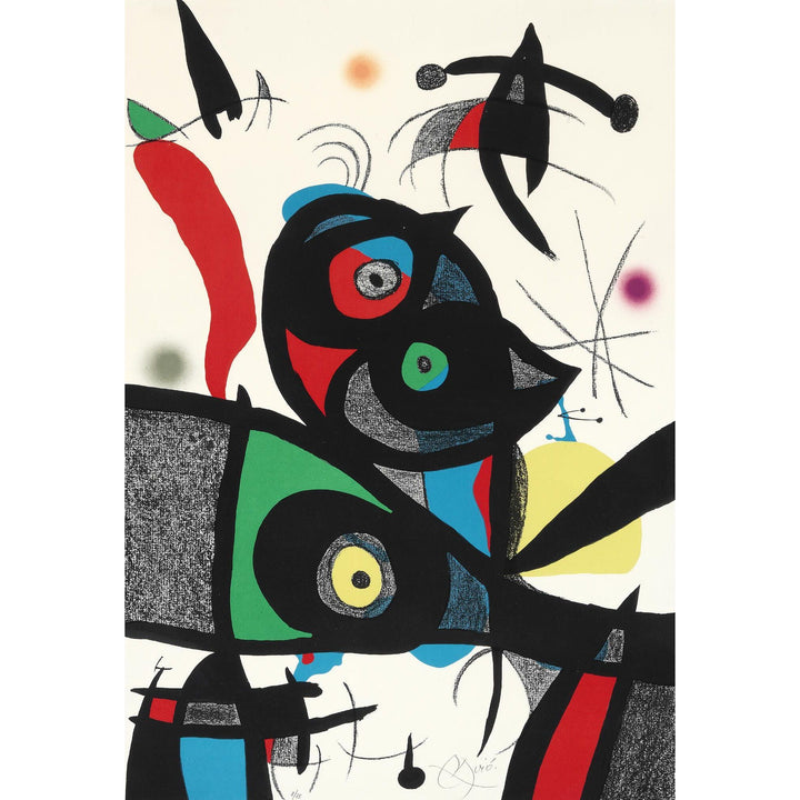 Joan Miro, Original Lithograph, "Oda à Joan Miró"