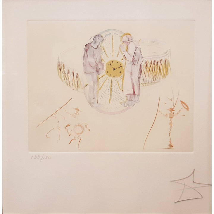 Salvador Dali, Original Etching, "One's Identity"