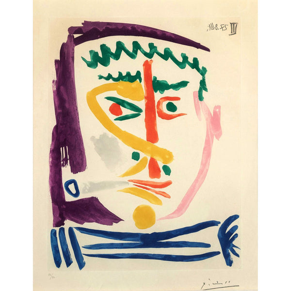 Pablo Picasso, Original Aquatint Etching, "Fumeur III"