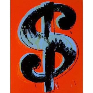 Andy Warhol, Dollar Sign Red (after Warhol by Sunday B. Morning)