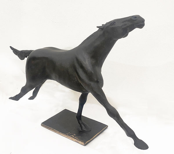 Richard Forbes, Bronze Sculpture, "The Running Horse"