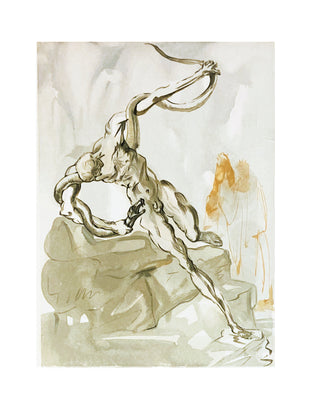 Salvador Dali, Original Wood Engraving, "The Thieves"