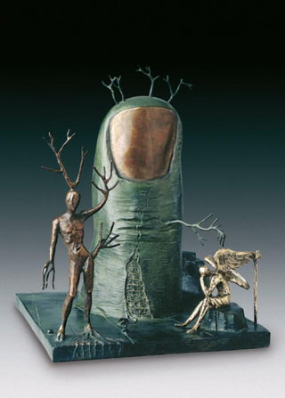 Salvador Dali, Bronze Sculpture, "Vision of the Angel"