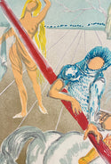 Salvador Dali, Original Lithograph, "The Lance of Chivalry" ("St. George and the Dragon")