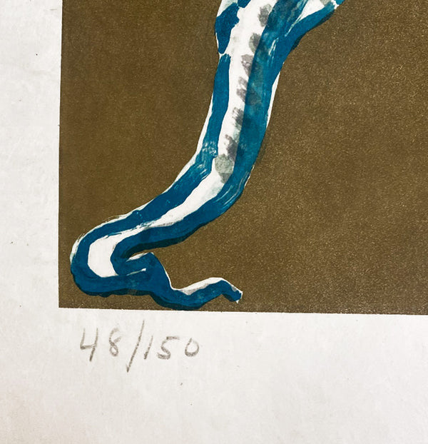Salvador Dali, Original Lithograph, "The Lance of Chivalry" ("St. George and the Dragon")