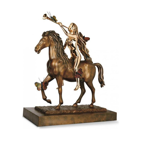 Salvador Dali, Bronze Sculpture, "Lady Godiva with Butterflies"