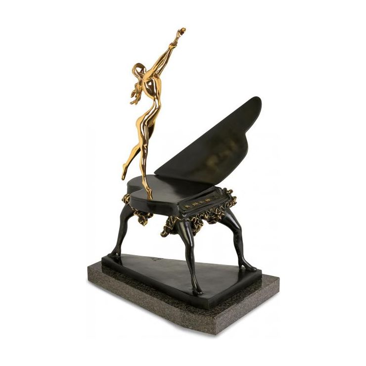 Salvador Dali, Bronze Sculpture, "Surrealist Piano"