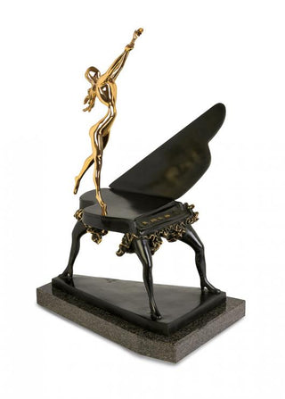 Salvador Dali, Bronze Sculpture, "Surrealist Piano"