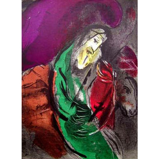 Marc Chagall Original Lithogaph, "Jeremiah"