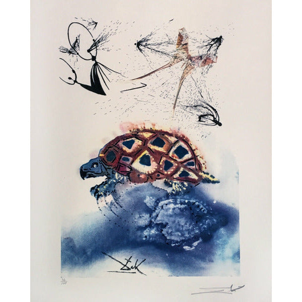 Salvador Dali, Original Heliogravure, "The Mock Turtle's Story"