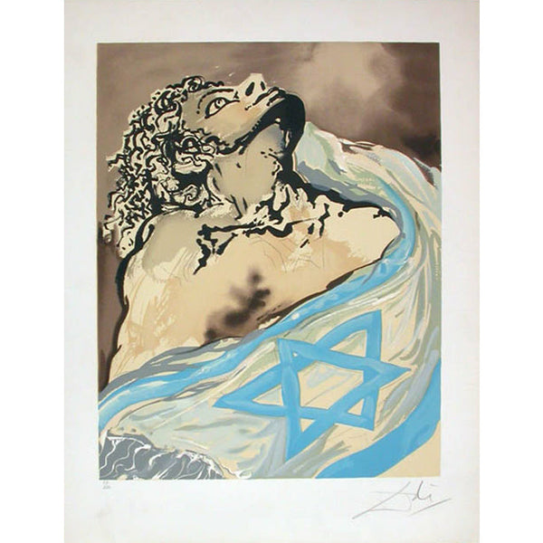 Salvador Dali, Original Lithograph, "Aliyah"