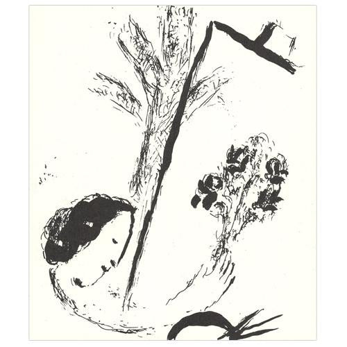 Marc Chagall Original Lithogaph, "The Bouquet with Hand"