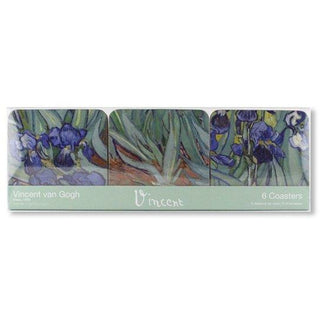 Coasters , Irises, Van Gogh - Set of 6