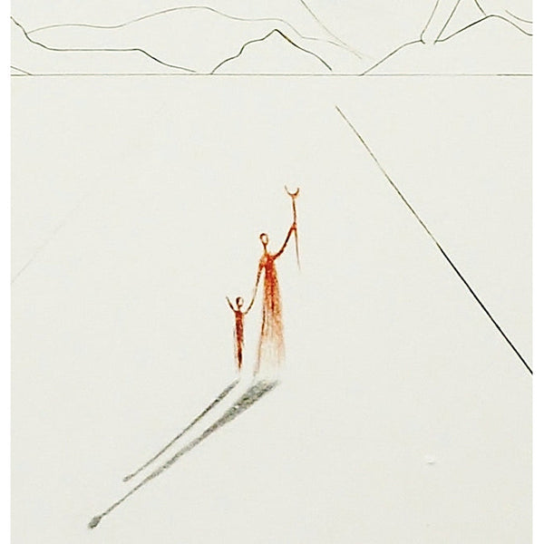 Salvador Dali, Original Engraving, "The Colossus"
