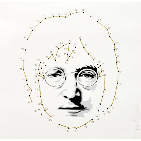 Mr. Brainwash, Original Silkscreen, "Connecting Lennon"