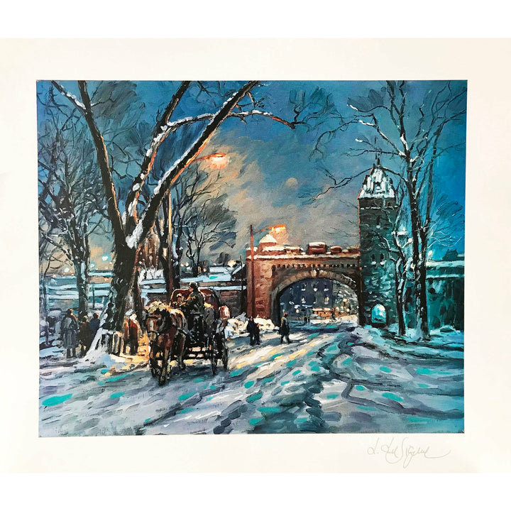 Littorio Del Signore, La Porta St. Louis, Quebec, Seriolithograph