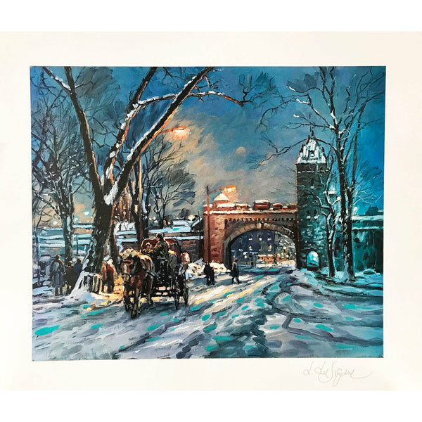 Littorio Del Signore, La Porta St. Louis, Quebec, Seriolithograph