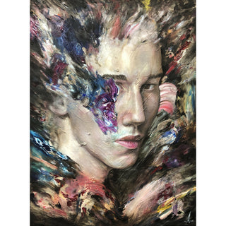 Jace Kim, Gaze, Oil on canvas