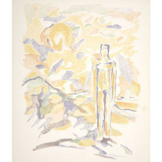 Yves Rouvre, Pour Kanweiler, Lithograph