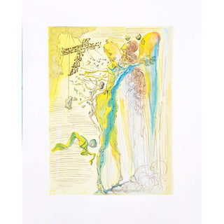 Salvador Dali, Original Wood Engraving, "The Shine of Glorious Bodies"