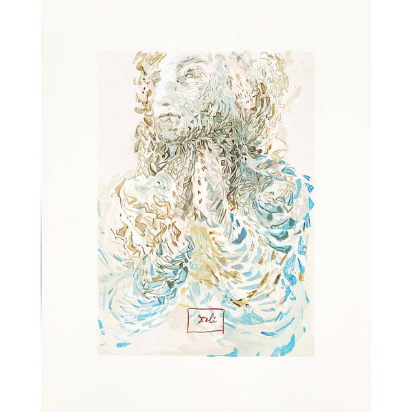 Salvador Dali, Original Wood Engraving, "The Divine Foreknowledge"
