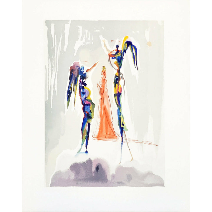 Salvador Dali, Original Wood Engraving, "Gloria Patri"