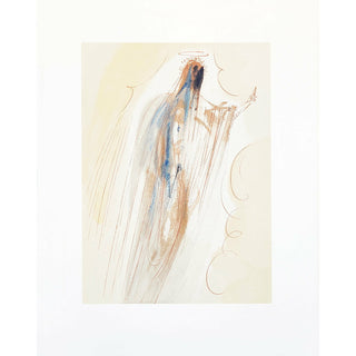 Salvador Dali, Original Wood Engraving, "The Creation of Angels"