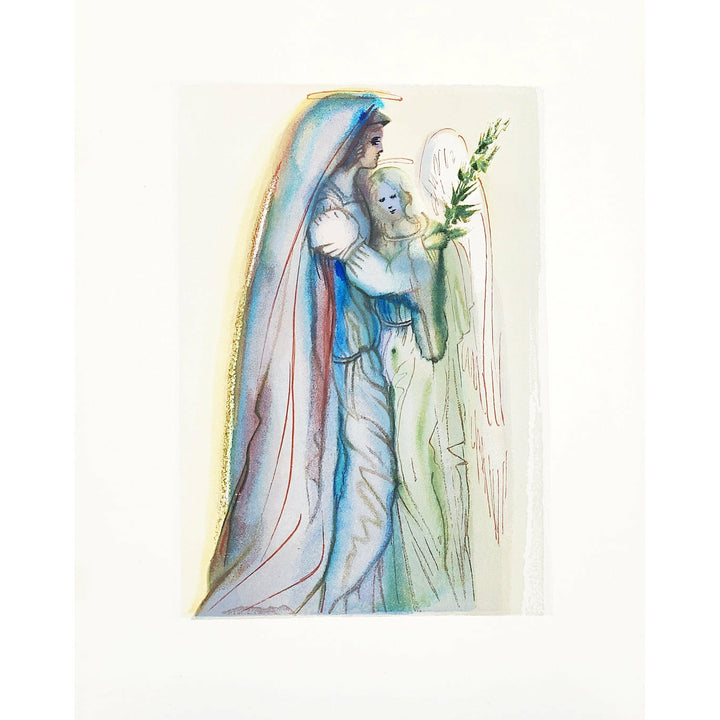 Salvador Dali, Original Wood Engraving, "Preparation for the Final Prayer"