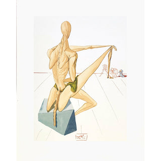 Salvador Dali, Original Wood Engraving, "Minos"