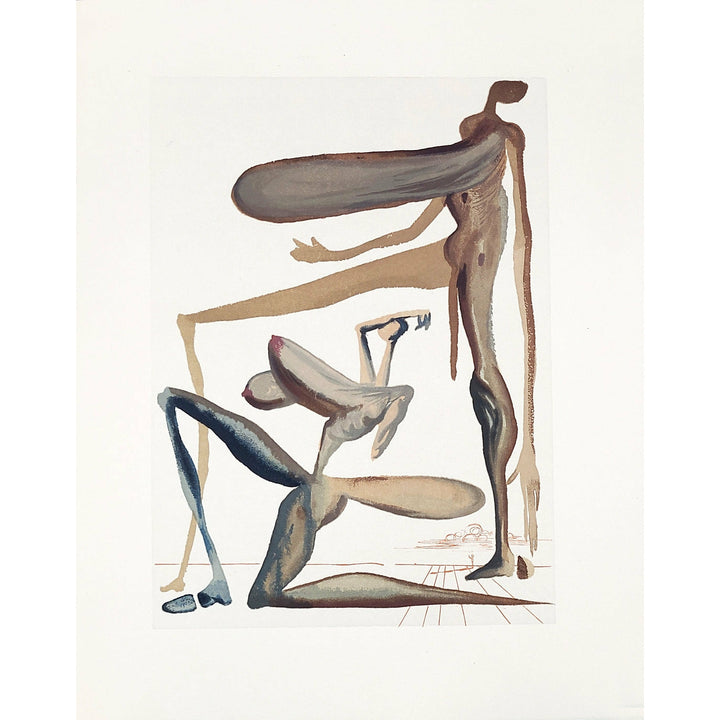 Salvador Dali, Original Wood Engraving, "The Prodigality"