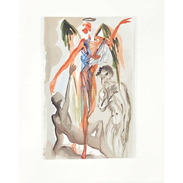 Salvador Dali, Original Wood Engraving, "The Earthly Paradise"