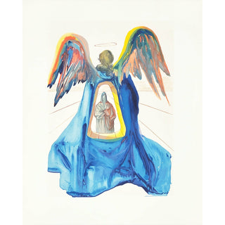 Salvador Dali, Original Wood Engraving, "Dante Purified"