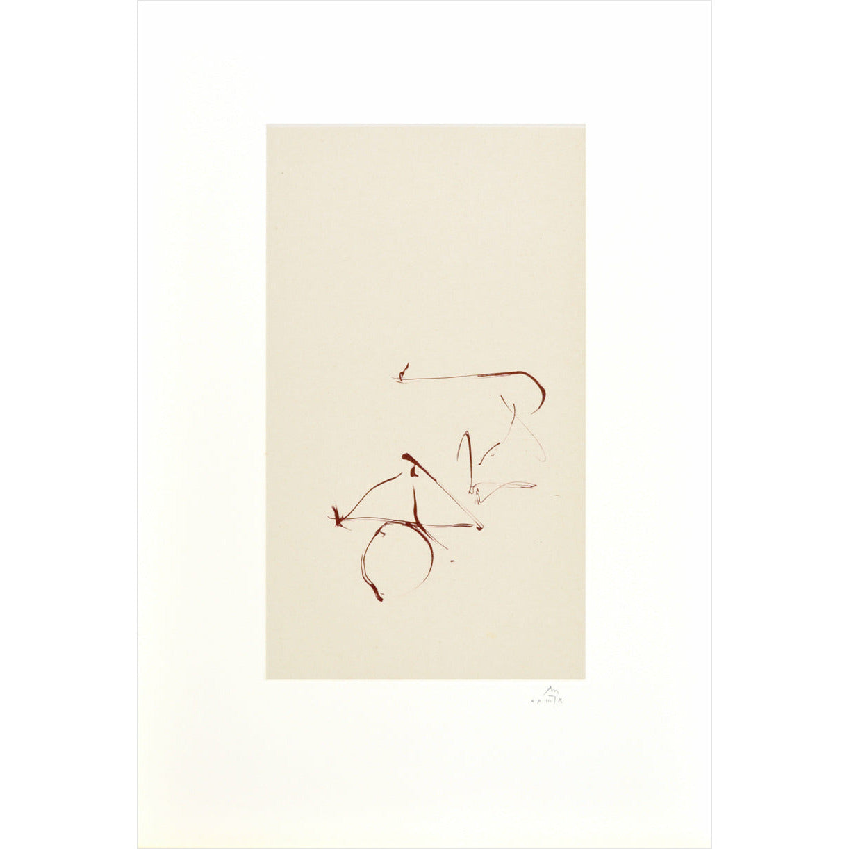 Robert Motherwell, Original Lithograph, "Return"