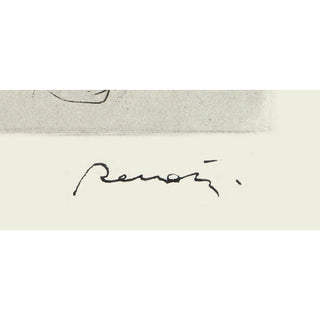 Pierre-Auguste Renoir,  Original Etching, "Le fleuve scamandre" (1st plate)