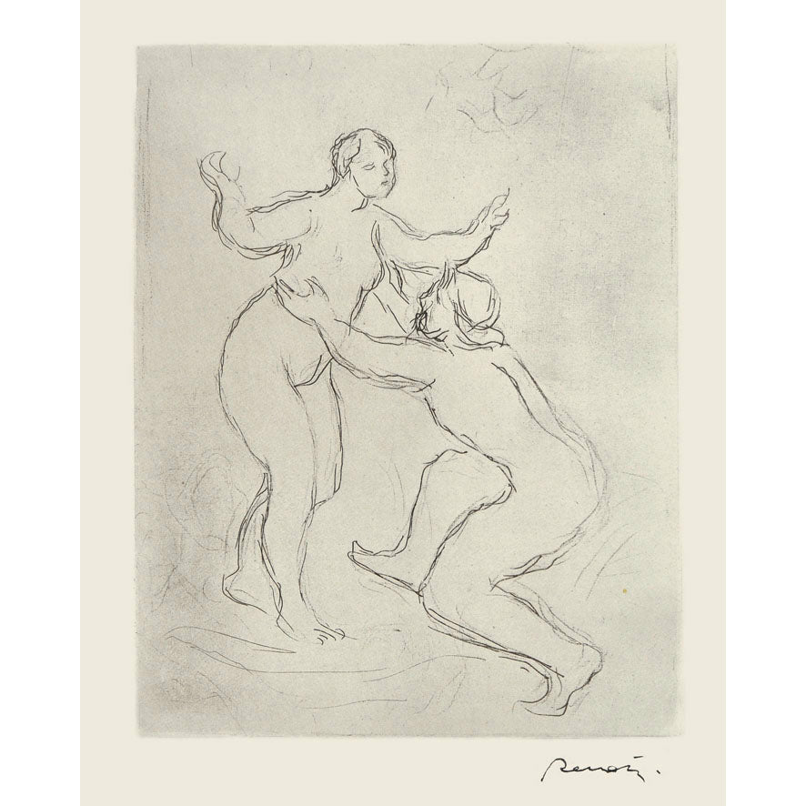 Pierre-Auguste Renoir,  Original Etching, "Le fleuve scamandre" (1st plate)