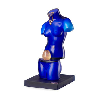 Salvador Dali, Murano Glass Sculpture, "Space Venus" (blue)
