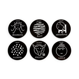 Herstory of Art Coasters, Set of 6